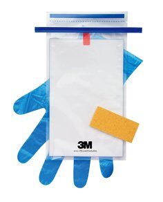 3M? 海綿涂抹棒，含10毫升D/E中和緩沖液和1副無菌手套 HS10DE2G，100套/箱