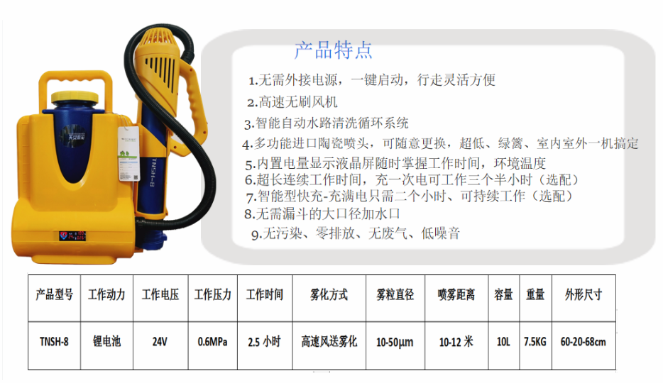 暴風(fēng)霧TNSH-8低容量電動噴霧器，氣溶膠噴霧器1.png