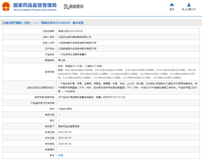 洪達***次性使用正壓靜脈留置針兩通型(TZ-Ⅱ型)、三通型(TZ-Ⅲ型)1.png